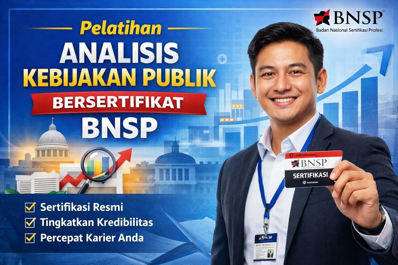 Pelatihan Analisis Kebijakan Publik Bersertifikat BNSP thumbnail
